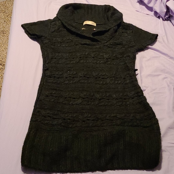 Black Sweater Dress - Picture 2 of 4